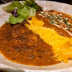 SPICY CURRY 魯珈 - チキン＆限定濃厚シュリンプバターカレー
