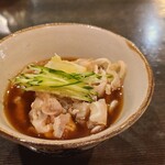 炭焼炉端 串串 - ミミガーぽん酢