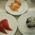 はま寿司 - 料理写真:エンガワ、サーモン３種、鮪