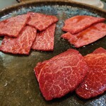 焼肉井とう - カルビ,ハラミ,ヒレ(*´σｰ｀)