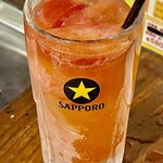 Sapporo Jingisukan Kin No Hitsuji - ワイフが美味しいと喜んでいた凍結トマト杯　健康的なのか不健康なのかわからないｗ