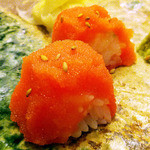 寿司処静 - たら子の手毬鮨