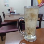 香香 ラーメン - 樽詰めハイボール 濃いめ520円