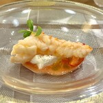 prospero - 伊勢海老のソテー ガスパッチョソース