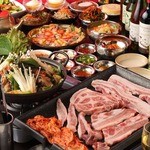 Chanton - 韓国料理で新年会・女子会・歓送迎会はいかがですか？
      鍋も食べたい、お肉も食べたい、お酒もたっぷり飲みたい！当店ならマッコリ,ワインも2.5時間飲み放題!!!