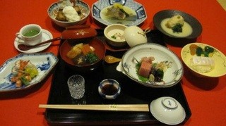 h Kadowaki - 会席　８０００円（税別）お料理一例