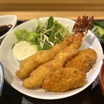 寿司Dining 福来ろう - ・にこにこ定食 1,500円/税込
            (エビフライ2本、カキフライ2個)
