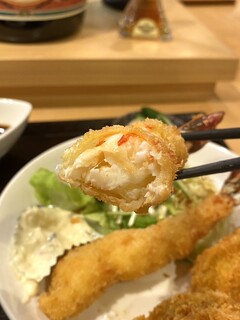 Susi Dining Hukurou - ・にこにこ定食 1,500円/税込
                        (エビフライ2本、カキフライ2個)