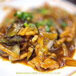 上海料理佳樹園 - まろやか酸味とフワッと肉絲 魚香茄子