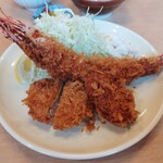 林や - ヒレ・かにクリームコロッケ定食1600円