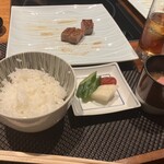 神戸プレジール - ご飯味噌汁お漬物