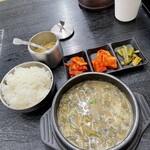 食道 山田商店 - シレギクッパ（ご飯とスープ別盛り）500円❗️