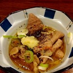 俺の中華たなか家 - テーブルセットの「ミル挽き黒胡麻」と「おろし大蒜」で味変☆