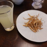 Soba Kurabu Sasaki - 揚げ蕎麦とリンゴジュース