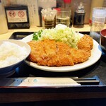 にし邑 - 上ロース＋牡蠣フライ