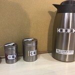 そばの神田東一屋 - コンディメンツ。