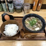 卵かけめし 肉すい専門  やまや - 肉すいと卵かけめしセット998円