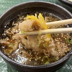 Hanamaru Udon Iommoru Asahikawa Ekimaeten - 「ゆず牛肉つけ麺」740円