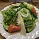 Jijibaba Mokubatei - 亀岡産野菜のグリーンサラダ
