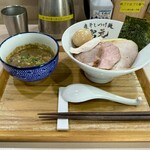 煮干しつけ麺 宮元 - 特製極濃煮干しつけ麺 1500円 +中盛(250g) 100円