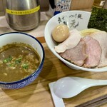 煮干しつけ麺 宮元 - 特製極濃煮干しつけ麺 1500円 +中盛(250g) 100円