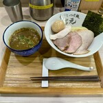 Nibo Shitsuke Mem Miyamoto - 特製極濃煮干しつけ麺 1500円 +中盛(250g) 100円