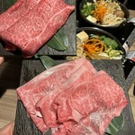 黄金出汁しゃぶと江戸前寿司 肉のあさつ 梅田お初天神店 - 