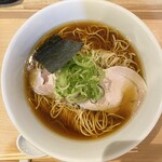 開運橋通 ふじ原 - 醤油そば 大盛り 麺固め
