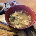 Ippei Sengyoten Segawa - ■ 味噌汁
                      ご飯・味噌汁・魚 もう最高だね！