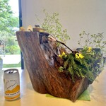 SETTAN - 最初のお料理はインパクト大！六甲ビールとパシャリ。