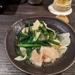 地酒屋 あくび - 博多モツ鍋（取皿