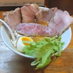 極汁美麺 umami - 得製＋ローストビーフ