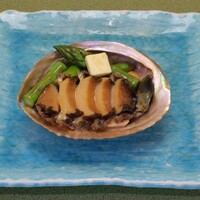 オーガニック野菜とあわび醤油バターステーキ