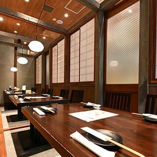 Enjoy a fun party in a modern Japanese space. We recommend the all-you-can-drink course.