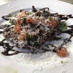 grilled beef carpaccio