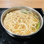 博多もつ鍋 前田屋 - シメのちゃんぽん麺