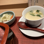 鮨政庭 - 茶碗蒸し