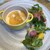 クレープリー・スタンド シャンデレール - 料理写真:本日のスープとサラダ