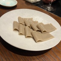 蕎庵 三たて - そば刺