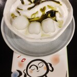 Gokurakuyu Higashioosakaten Oshokujidokoro - 白玉ｱｲｽ抹茶460円