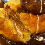 ポムの樹 - ケチャップ味オムライス 拡大