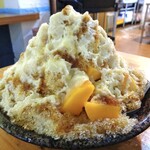 244990413 - マンゴー黒糖かき氷