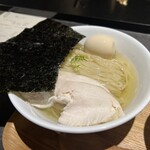 Yakitori Kippou - 昆布水つけ麺（塩とんこつ）
                        ※ 海苔トッピング