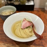 三馬路 - 料理写真:特製昆布水つけ麺（煮干し）¥1400