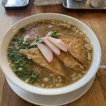 大島ラーメン あづまや - きつねラーメン800円ぜひ、おすすめ