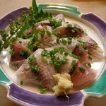 Sushi Unagi Fugu Tashiro - イワシのお造り