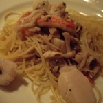 ビストロ・ラ・クッチーナ - ある晩のパスタはホタテとズワイガニ