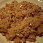 ビストロ・ラ・クッチーナ - この秋の新メニュー：スルメイカとインカ芋のリゾット