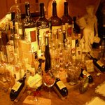 ビストロ・ラ・クッチーナ - 〆はやっぱり；あふれるGrappaの品揃え