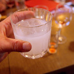 ORIENTAL KITCHEN SHANTI - ラクは、ウゾと同じで、水で割ると白く濁ります。